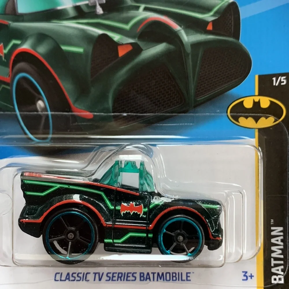 Classic TV Series Batmobile Tooned Hot Wheels Car BatMan Hotwheels DC Comics 🆕